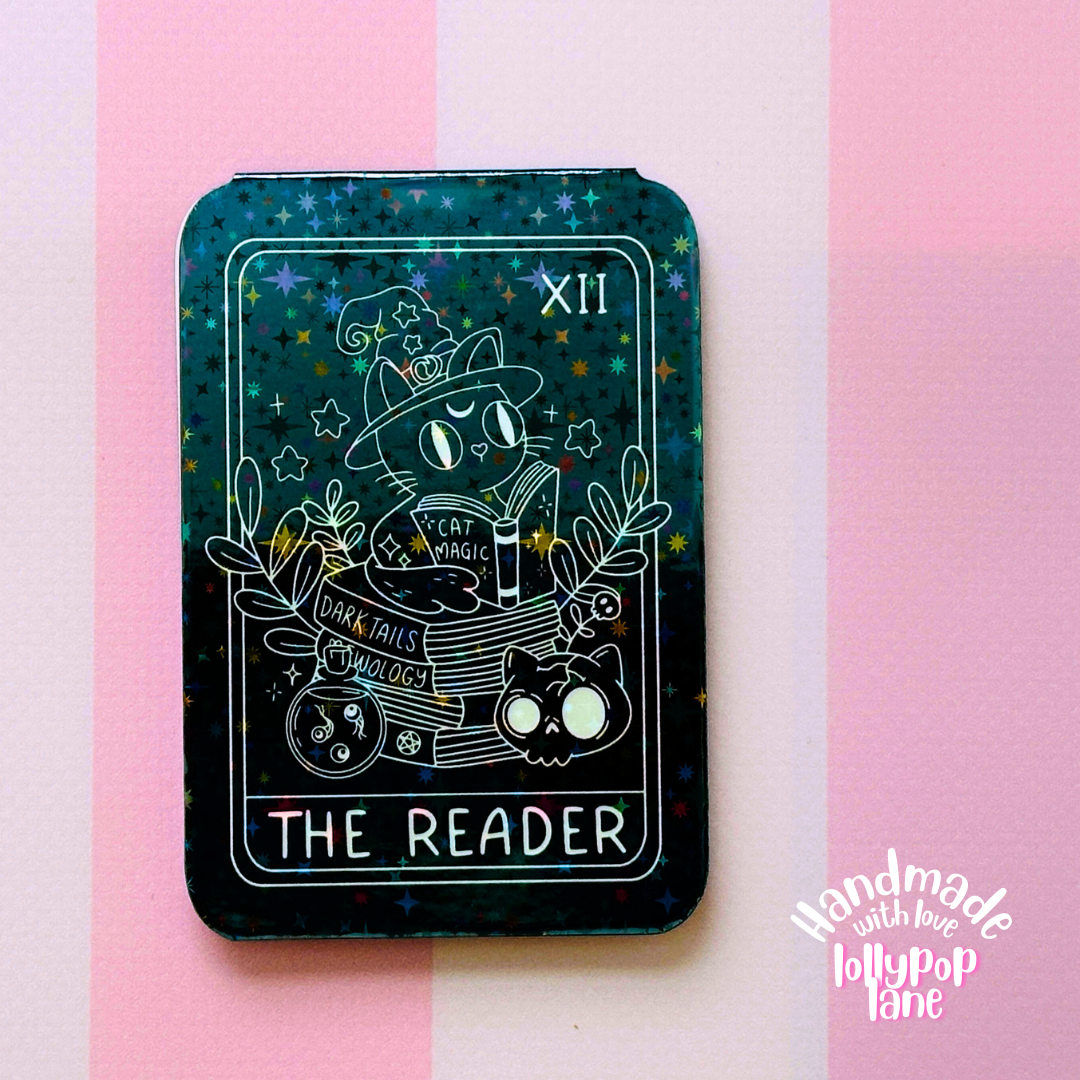 Reader Cat Magnetic Bookmark