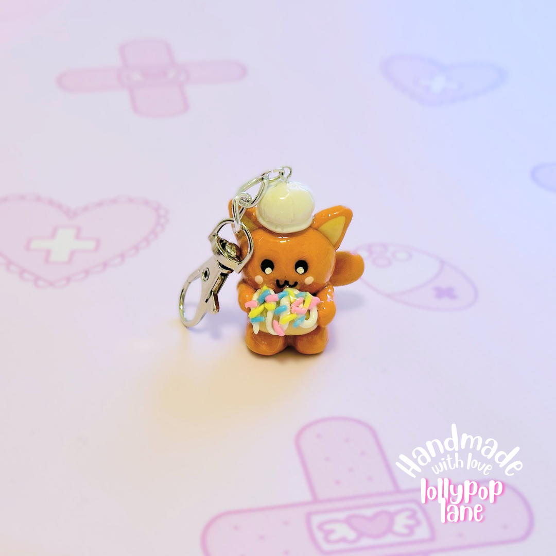 Bakery Fox Keychain