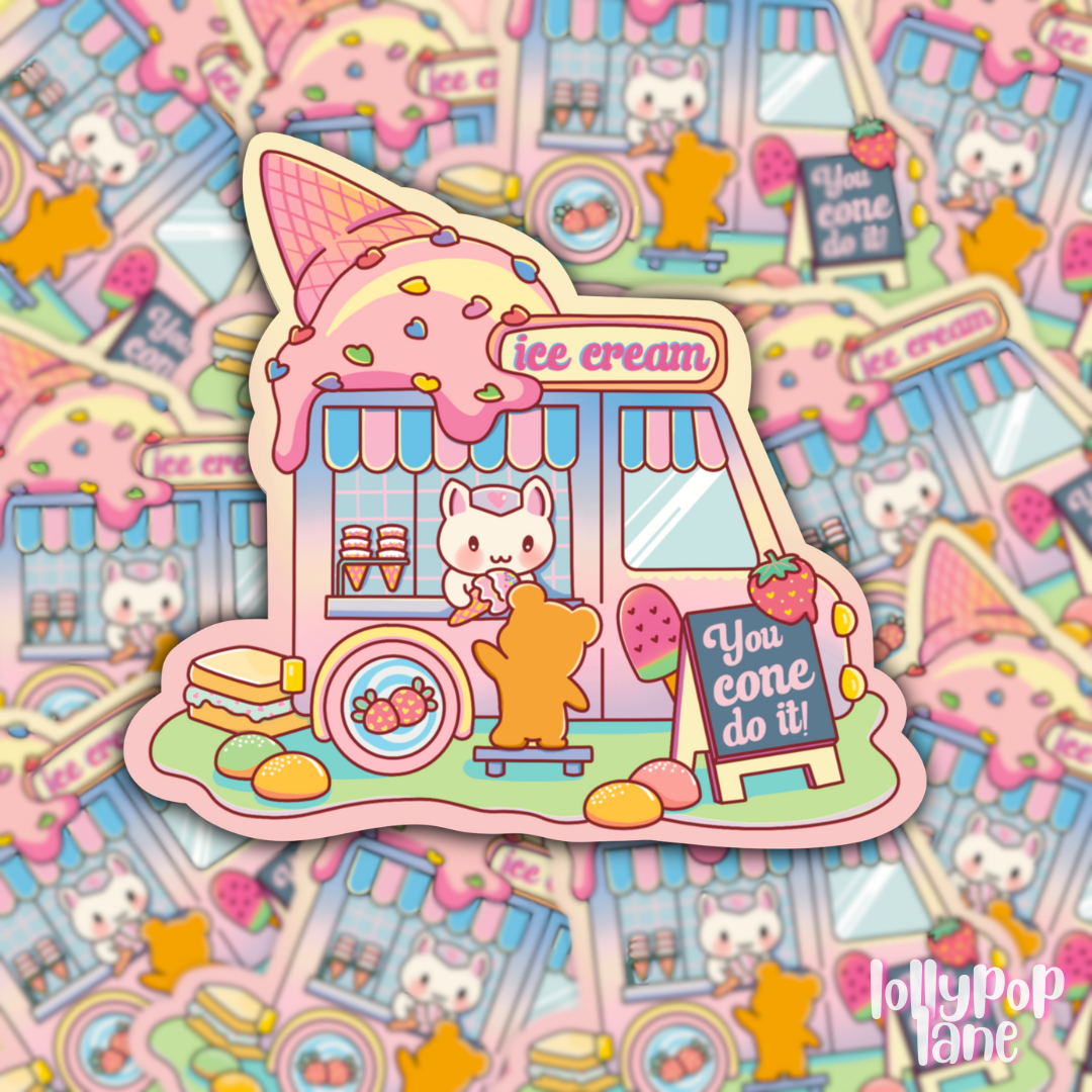 Ice Cream Truck Sticker