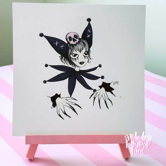 Kuromi Demon 8x8 Art Print