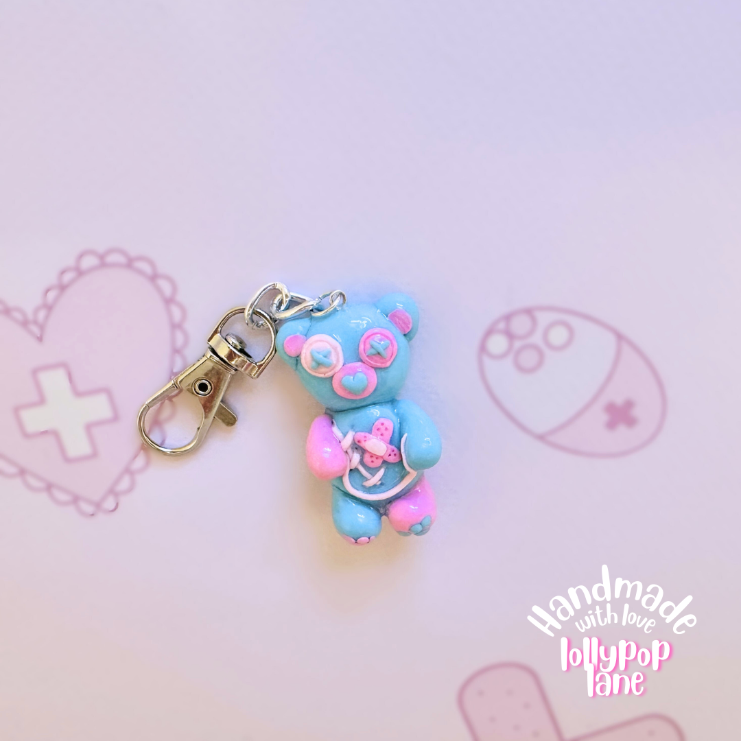 Pastel Bear Keychain